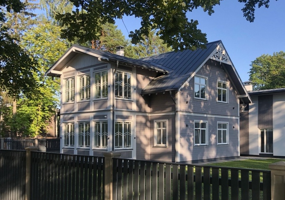 Vēsturiskā koka privātmāja Jūrmalā